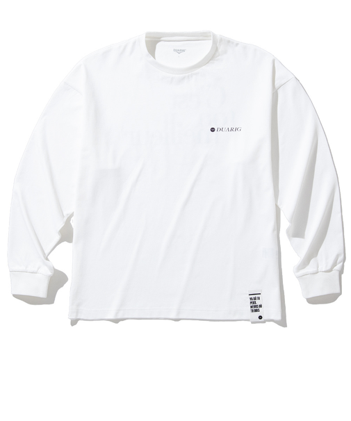 デュアリグ（DUARIG）クルーネック 長袖Tシャツ 4F0010-TRCT-863HD WHT