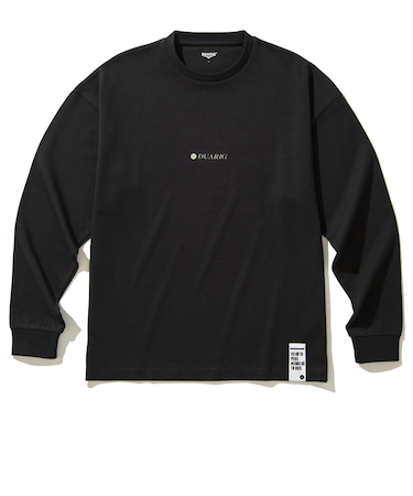 デュアリグ(DUARIG)クルーネック 長袖Tシャツ 4F0011-TRCT-863HD BLK