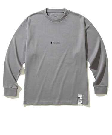 デュアリグ（DUARIG）クルーネック 長袖Tシャツ 4F0011-TRCT-863HD CGRY