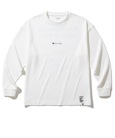 デュアリグ(DUARIG)クルーネック 長袖Tシャツ 4F0011-TRCT-863HD WHT