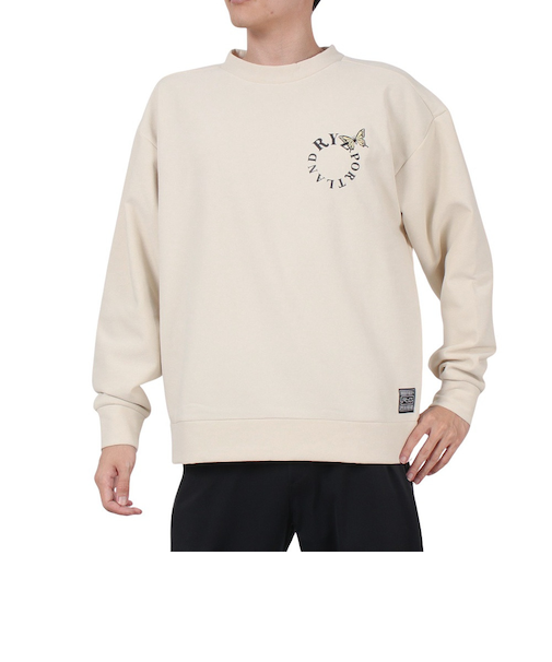 ライズ（RYZ）バタフライ クルーネック スウェット RZ10CD24FW0010 OWHT
