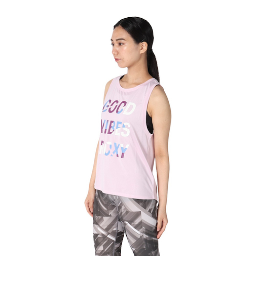 ロキシー(ROXY)水陸両用 速乾 UVカット タンクトップ GOOD VIBES 24FWRSL244529PNK