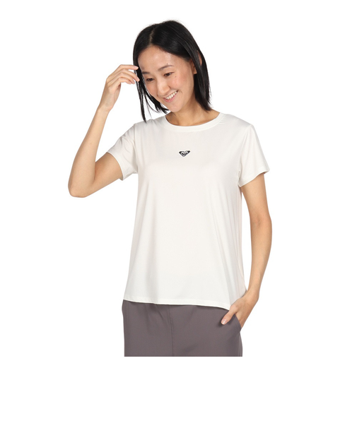 ロキシー（ROXY）水陸両用 速乾 UVカット Tシャツ FEEL YOUR CHAKRA 24FWRST244533WHT