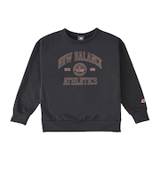 ニューバランス（new balance）吸水速乾 Graphic スウェットクルー 長袖 Tシャツ ABT45504ACK