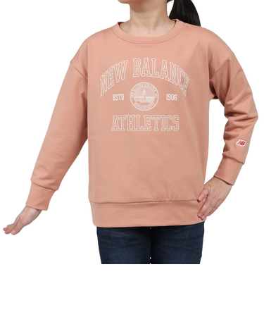 ニューバランス(new balance)吸水速乾 Graphic スウェットクルー 長袖 Tシャツ ABT45504LSW