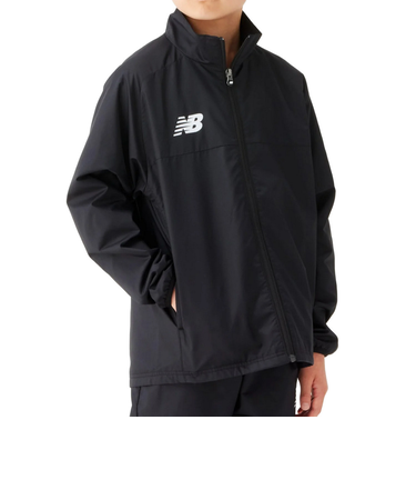 ニューバランス（new balance）フルジップ ウインドジャケット 裏地起毛トリコット ABJ45288BK