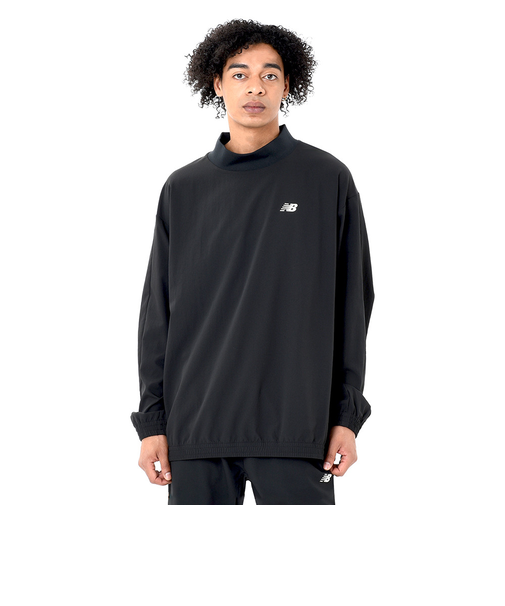 ニューバランス(new balance)バスケットボールウェア ストレッチウィンドシューティング モックネックトップ AMT45182BK