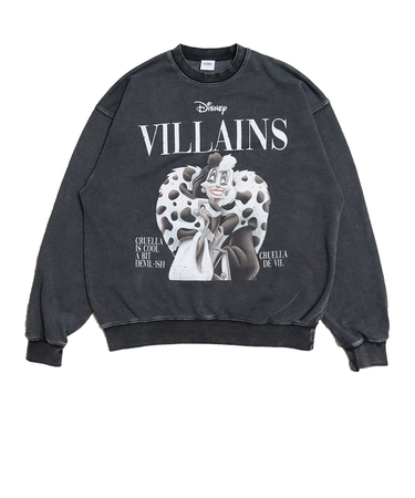 DISNEY（DISNEY）ディズニー クルエラ スウェット トレーナー 4915006-01 BLK