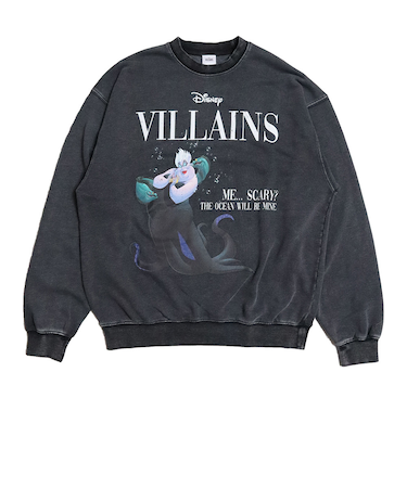 DISNEY（DISNEY）ディズニー アースラ スウェット トレーナー 4915009-01 BLK