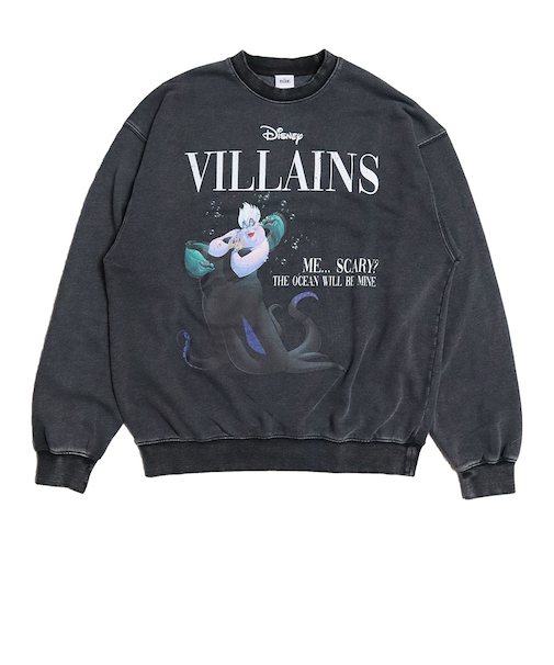 DISNEY（DISNEY）ディズニー アースラ スウェット トレーナー 4915009-01 BLK