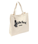 PIPING スクエア トートバッグ COOPER ロゴ 103212053011-WHITE