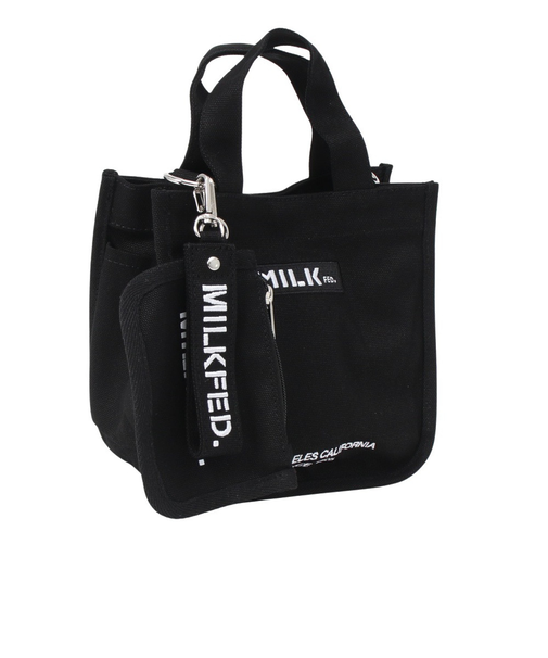 EMBROIDERED BAR ミニ ショルダーバッグ 103213053009-BLACK