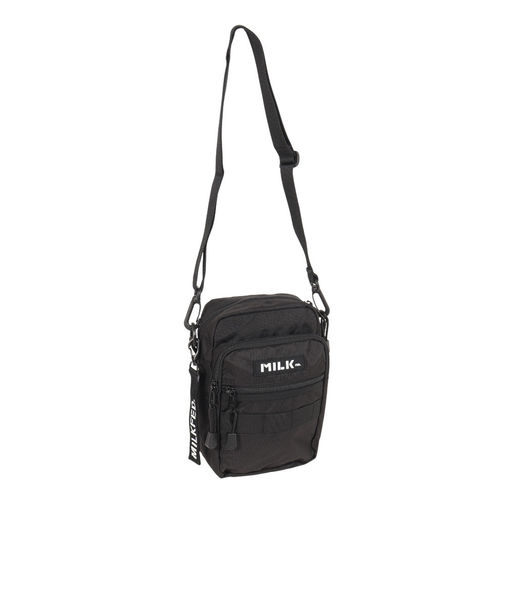 アクティブ フロントポケット MOLLE ショルダーバッグ 103224053003-BLACK