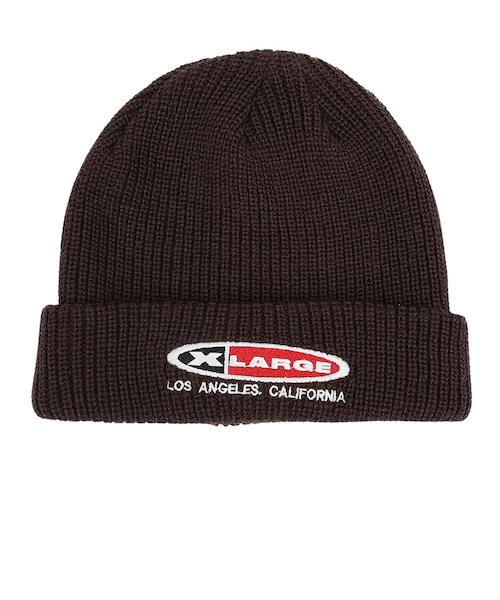 エクストララージ（XLARGE）OVAL EMB.ニットキャップ