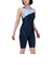 ミズノ（MIZUNO）フィットネス水着 レディース 水泳 アクアフィットネス用 オールインワン N2JGB80681 ネイビー サックス