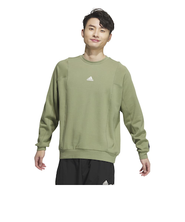 アディダス（adidas）ワーディングパック ルーズフィット フレンチテリー スウェットシャツ KWX97-JG8591