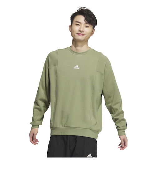 アディダス（adidas）ワーディングパック ルーズフィット フレンチテリー スウェットシャツ KWX97-JG8591