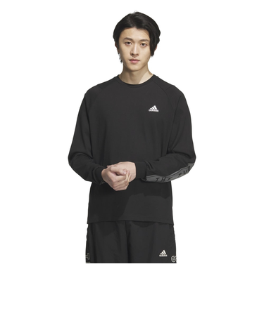 アディダス（adidas）ワーディングパック ルーズフィット シングルジャージー 長袖Tシャツ KWX96-JG8587