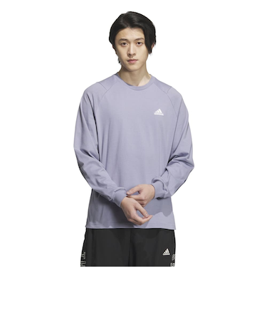 アディダス（adidas）ワーディングパック ルーズフィット シングルジャージー 長袖Tシャツ KWX96-JG8589