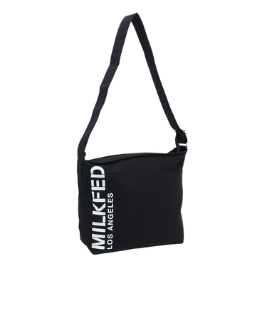 STENCIL ロゴ ショルダーバッグ 103233053004-BLACK