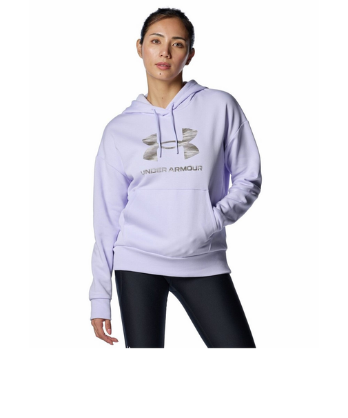 アンダーアーマー（UNDER ARMOUR）ライバルフリース プリント フーディー 1388203 535