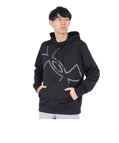 アンダーアーマー（UNDER ARMOUR）アーマーフリース エクストララージロゴ フーディー 1386579 001