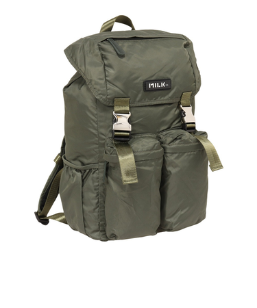 ロゴ PLATE バックパック 103241053005-OLIVE