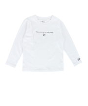 ニューエラ（NEW ERA）ジュニア 長袖 コットン Tシャツ Circle OOTTF ホワイト 14325141