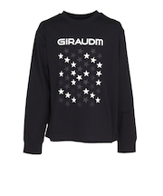 ジュニア ポリテンジク ロングスリーブTシャツ CT4F0056-TR865-GRHD BLK