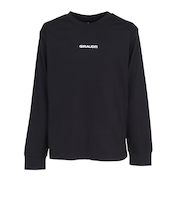 ジュニア ポリテンジク ロゴ ロングスリーブTシャツ CT4F0057-TR865-GRHD BLK