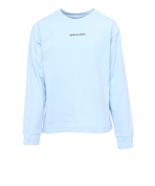 ジュニア ポリテンジク ロゴ ロングスリーブTシャツ CT4F0057-TR865-GRHD LBLU