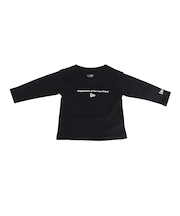 ニューエラ（NEW ERA）ジュニア 長袖 コットン Tシャツ Circle OOTTF ブラック 14325142