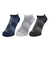 紳士 ロゴス 3足組 ベーシック撚り杢 SNK ソックス 1L507W MON
