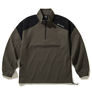 デュアリグ（DUARIG）ポリダンボール ハーフジップスウェット 4F0006-TRSW-860HD KHK