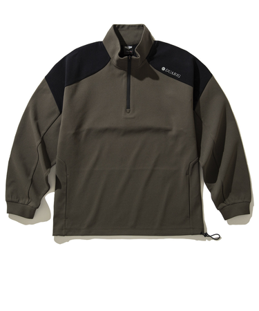 デュアリグ(DUARIG)ポリダンボール ハーフジップスウェット 4F0006-TRSW-860HD KHK