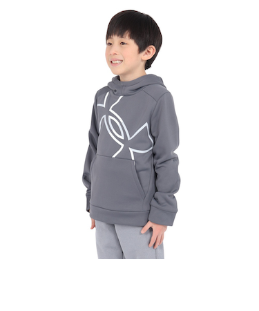 アンダーアーマー（UNDER ARMOUR）ジュニア アーマーフリース メガ ロゴ フーディー 1386992 025