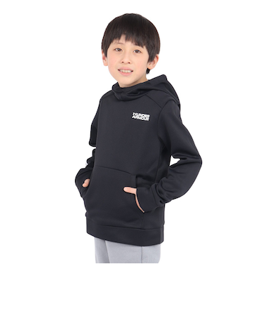 アンダーアーマー(UNDER ARMOUR)ジュニア アーマーフリース ワードマーク フーディー 1386993 001