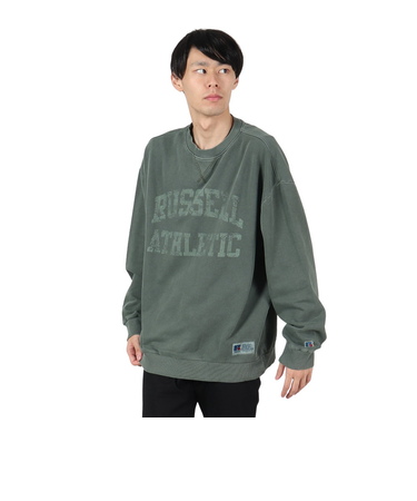 ラッセル（RUSSELL）コットン 裏毛 ヴィンテ-ジ スウェットシャツ RBM24F0012 GRN