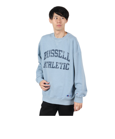 ラッセル（RUSSELL）コットン 裏毛 ヴィンテ-ジ スウェットシャツ RBM24F0012 SAX