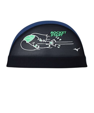 ミズノ（MIZUNO）水泳 メッシュキャップ N2JWB50509 ブラック