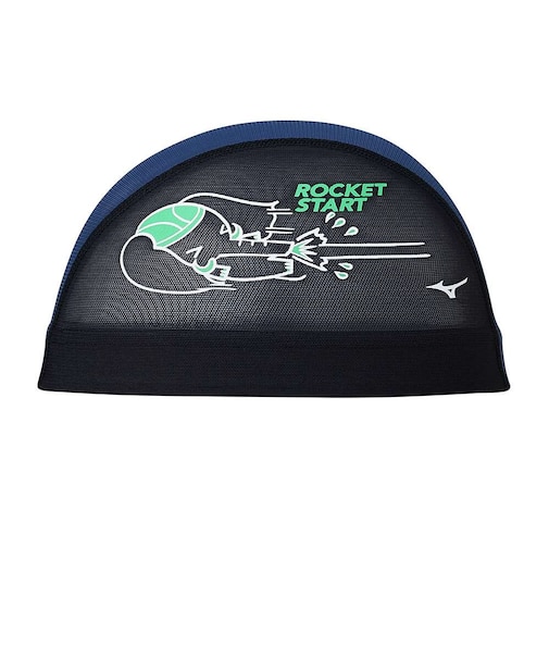 ミズノ（MIZUNO）水泳 メッシュキャップ N2JWB50509 ブラック