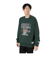 ラッセル（RUSSELL）HighCotton カスレプリント スウェットシャツ RBM24F0004 GRN