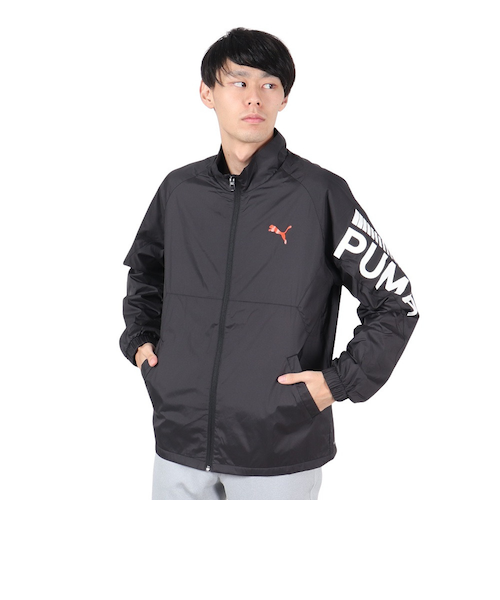 プーマ（PUMA）ウィンドブレーカー ニット ジャケット 528454 01 BLK