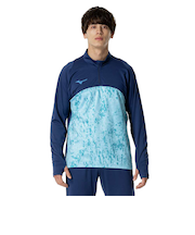 ミズノ（MIZUNO）サッカーウェア ストレッチフリースシャツ ハーフジップ P2MCB51611
