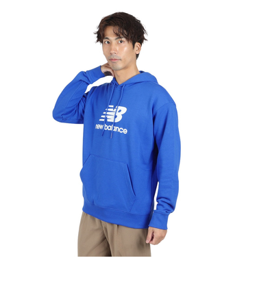 ニューバランス（new balance）Stacked Logo フーディー MT41501BUL