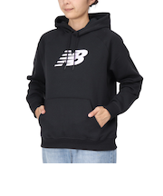 ニューバランス（new balance）Sport フリース ロゴ フーディ 裏起毛 WT43524BK