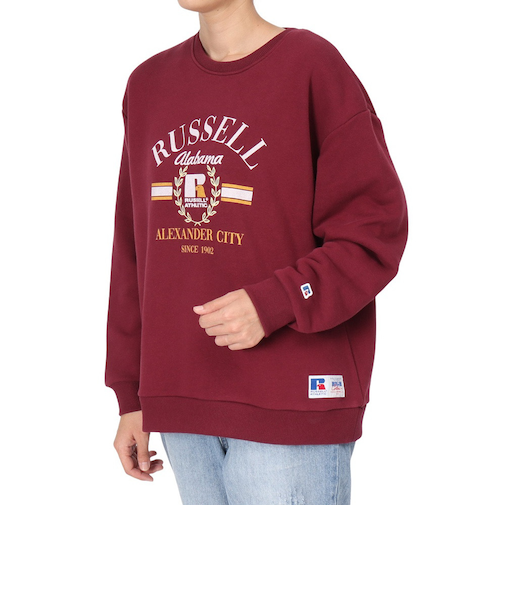 ラッセル（RUSSELL）HighCotton レトロ風 スウェットシャツ RBL24F1002 WIN