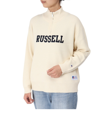 ラッセル（RUSSELL）カレッジ ロゴ ニットセーター RBL24F1006 IVR