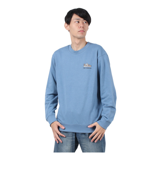 ニューバランス（new balance）574 Shoe Pack クルーネック スウェットシャツ MT43998HEB