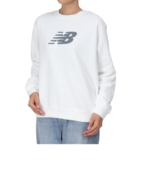 ニューバランス（new balance）Sport フリース ロゴ クルー 裏起毛 WT43526WT